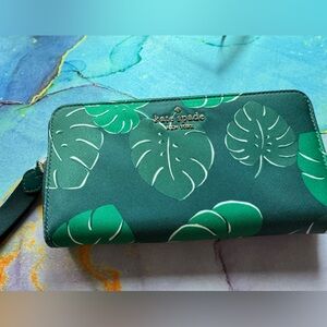 Kate Spade Chelsea Monstera Continental Wallet